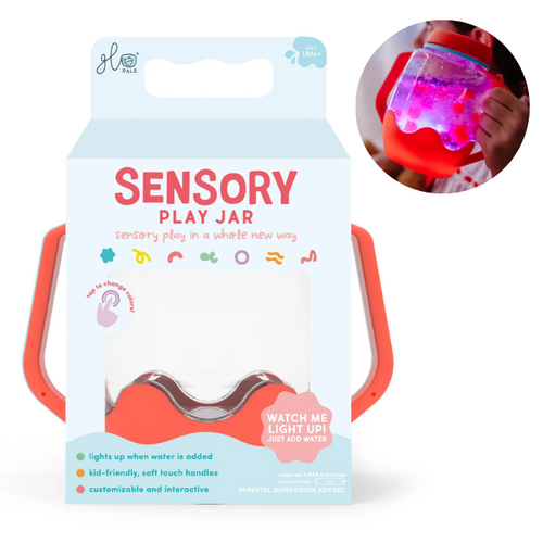 glopals Sensory play cup coral