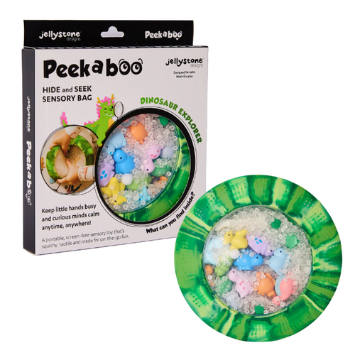 Jellystone Designs Peekaboo Zakje "Dinosaurussen"