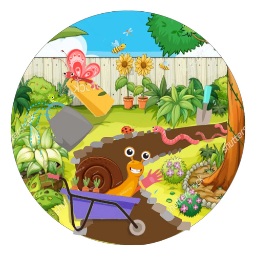 Jellystone Designs Play Tray matje "Tuin"