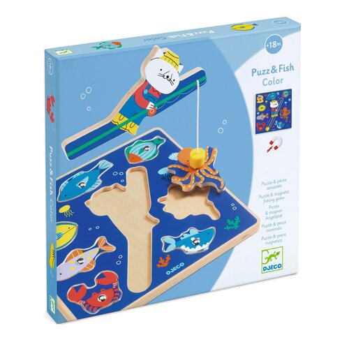 Djeco Puzzel & Vis Kleur