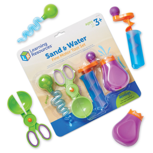 Learning Resources Sand & Water Fine Motor Tool Set