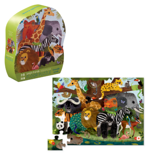 Crocodile Creek Vloerpuzzel - Jungle Vrienden 36st. (+3)