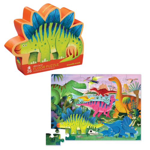 Crocodile Creek Puzzel - Dino Land 36st. (+3)