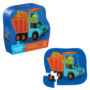 Crocodile Creek Puzzel - Constructie Truck 12st. (+2)