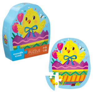 Crocodile Creek Puzzel - Paasei 12st. (+2)