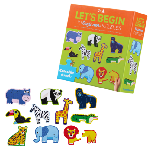 Crocodile Creek Duo Puzzel - Let's Begin 'Jungle' (+2)