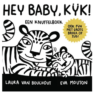 Hey baby, kijk: zwart wit knuffelboek