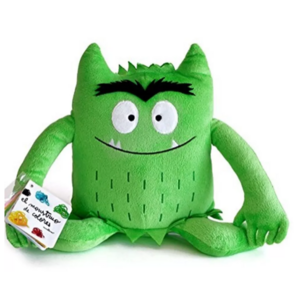 de vier windstreken Knuffel Kleurenmonster - Groen (kalm) 20x30cm