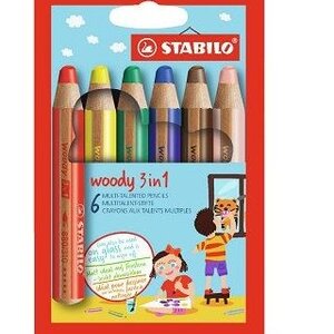 Stabilo STABILO woody 3 in 1 - Multitalent potlood (6st.)