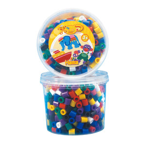 hama Maxi Strijkkralen in Bak "Standaardmix", 600st