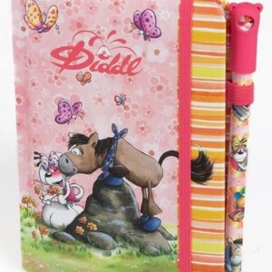 Diddl DIDDL Notitieboekje A6 met pen (diverse kleuren: blauw en roze)