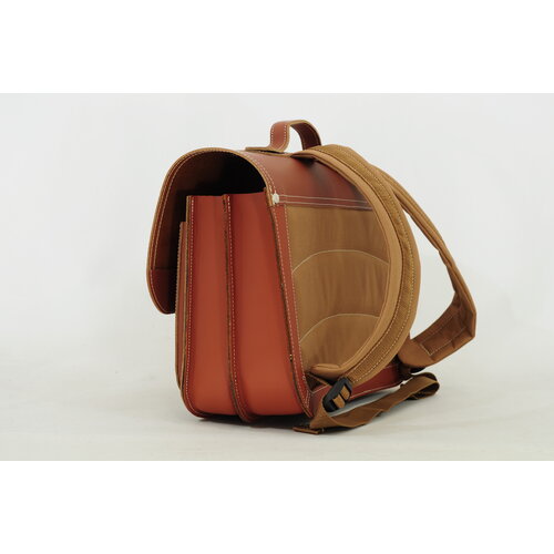 own stuff Boekentas lagere school met 2 magneetsloten - Chestnut