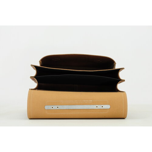 own stuff Boekentas lagere school met 2 magneetsloten - Surf Chestnut