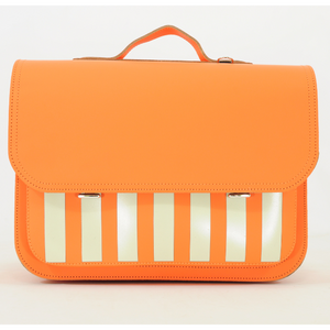 own stuff Boekentas lagere school met 2 magneetsloten - Beach Orange