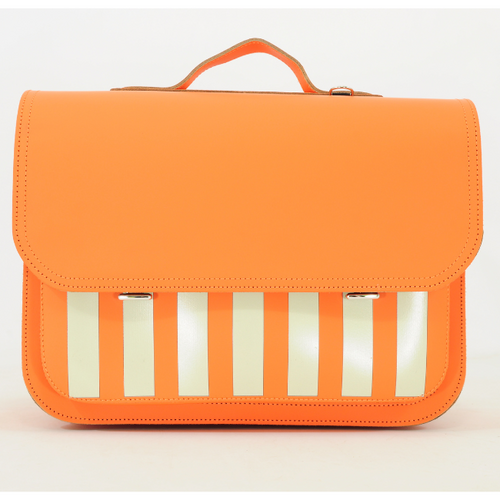 own stuff Boekentas lagere school met 2 magneetsloten - Beach Orange