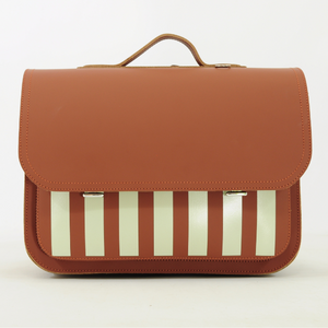 own stuff Boekentas lagere school met 2 magneetsloten - Beach Chestnut