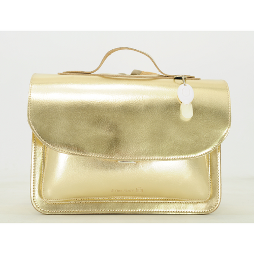 own stuff Boekentas kleuterschool met 2 magneetsloten - Gold