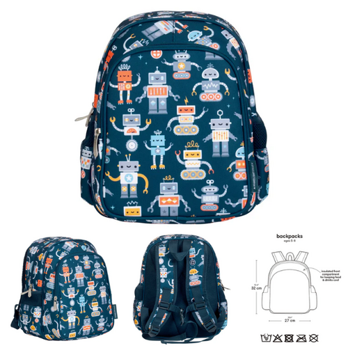 a little lovely company Backpack - Robots