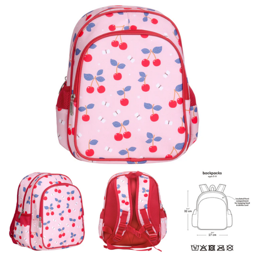 a little lovely company Backpack - Cherries