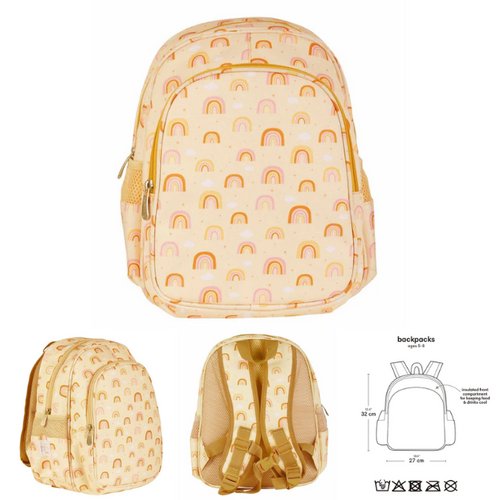 a little lovely company Backpack - Rainbows