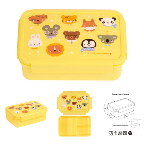 a little lovely company Bento Lunch Box - Animal Friends