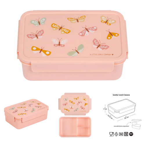a little lovely company Bento Lunch Box - Butterflies
