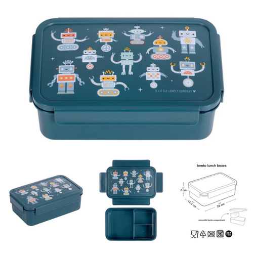 a little lovely company Bento Lunch Box - Robots