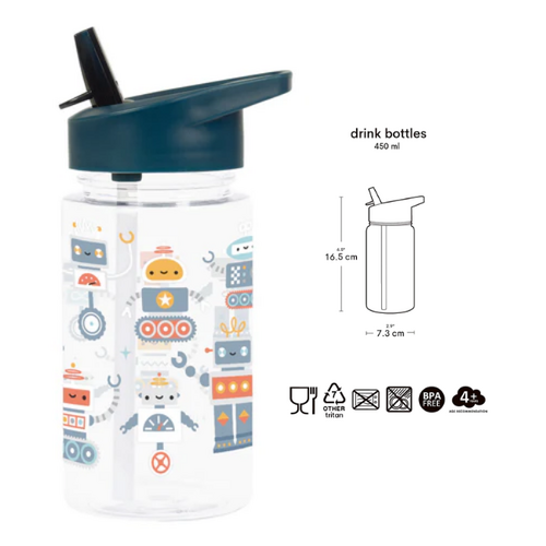 a little lovely company Drinking Bottle - Robots