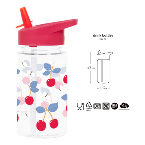 a little lovely company Drinking Bottle - Cherries