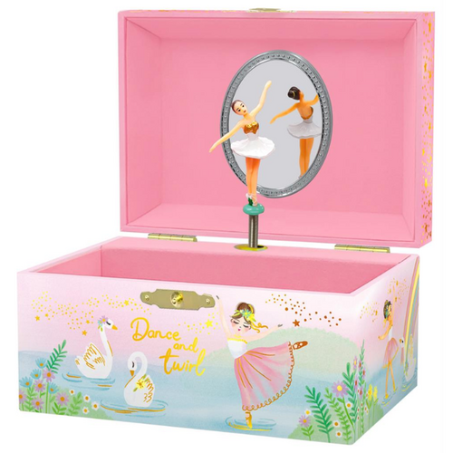 Giggle & Honey Muziekdoos Juwelen - Draaiende Ballerina - Swan Lake