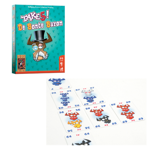 999 games Take 5! - De Bonte Baron - Kaartspel