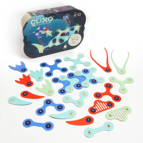 Clixo Ocean Creatures | Glow Pack | 24st.