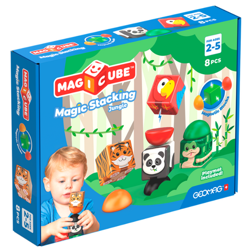 Geomag Magicube - Blocks Stacking Jungle 8st.