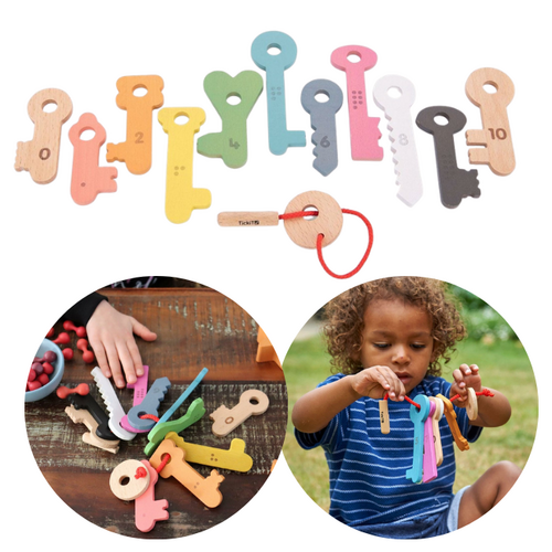 Tickit Regenboog Houten Sleutels