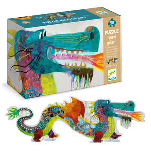 Djeco Vloerpuzzel - Leo, De Draak 58st. (+5)