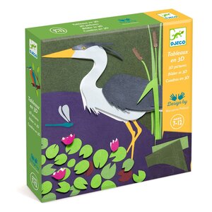 Djeco Knutseldoos - 3D dieren "aan de waterkant" (7-12j) Djeco Knutseldoos - 3D dieren "aan de waterkant" (7-12j)