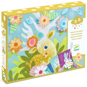 Djeco Knutseldoos - Creëren met papier 'vloeipapier' (3-6j)
