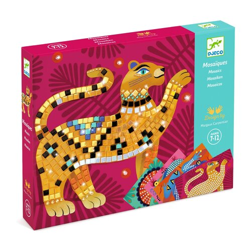 Djeco Knutseldoos - Mozaïek 'Jungle' (7-12j) Djeco Knutseldoos - Mozaïek 'Jungle' (7-12j)