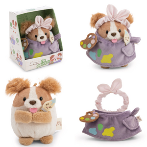 Mymochi - Hobby Edition 'Spaniel Schilder Brushy' (8cm) Mymochi - Hobby Edition 'Spaniel Schilder Brushy' (8cm)