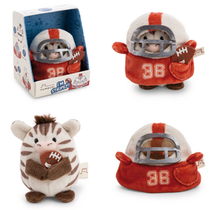 Mymochi - Hobby Edition 'Zebra Rugyspeler Stripey' (8cm) Mymochi - Hobby Edition 'Zebra Rugyspeler Stripey' (8cm)