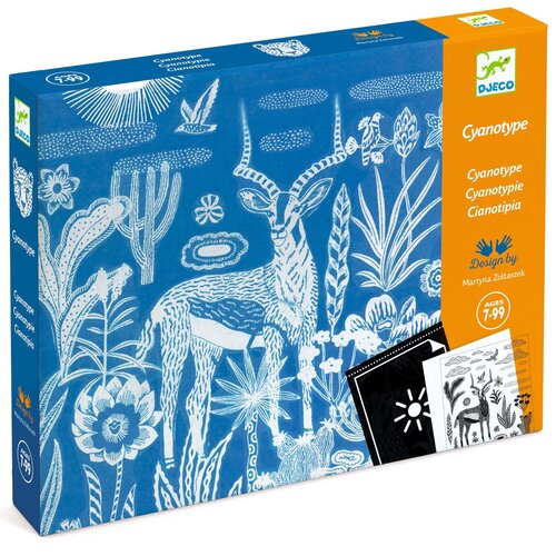 Djeco Knutseldoos - Atelier Cyanotype 'Nachtelijke Savanne'