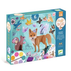Djeco Knutseldoos - 6 activiteiten 'Fluffy Box' (6-10j)