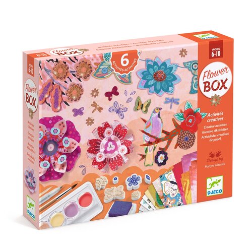 Djeco Knutseldoos - 6 activiteiten 'Flower Box'
