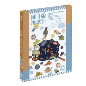 Djeco DIY - Uitwisbaar bord maken 'in de sterren' (+5j)