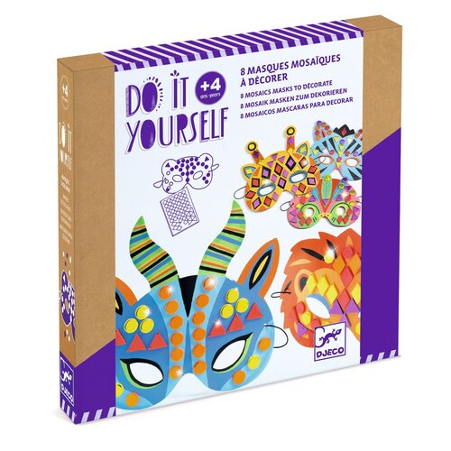 Djeco DIY - Maskers maken 'Jungledieren' (+4j)