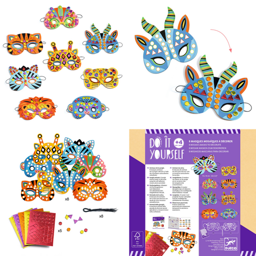 Djeco DIY - Maskers maken 'Jungledieren' (+4j) Djeco DIY - Maskers maken 'Jungledieren' (+4j)
