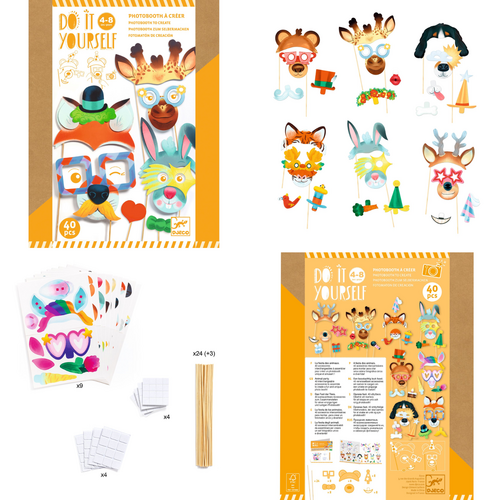 Djeco DIY - Photobooth accessoires 'Dierenfeest' (4-8j) Djeco DIY - Photobooth accessoires 'Dierenfeest' (4-8j)