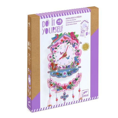Djeco DIY - Werkende klok maken 'Koekoek' (+6)