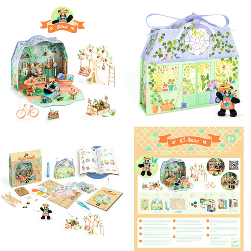 Djeco DIY Modelbouwen - Mi House 'Olive' (+8) Djeco DIY Modelbouwen - Mi House 'Olive' (+8)