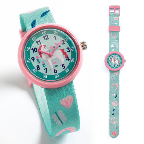 Djeco Horloge 'paard' van Djeco